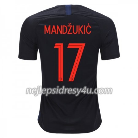 Fotbalový Dres Chorvatsko Mandzukic 17 Venkovní MS 2018